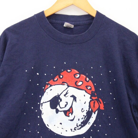 Vintage Fruit Of Loom Shirt Mens The Loom Single Stitch TREASURE ISLAND USA XL - Picture 5 of 9